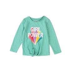 8GTTEE 18K: Girl Power Tie Front L/Sleeve Top (1-3 Years)